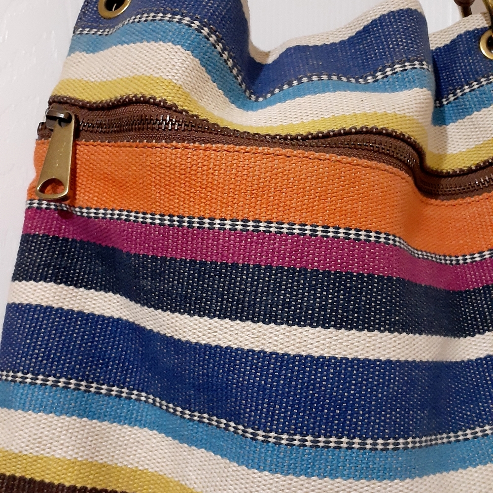 Fossil Multicolor Striped Shoulder Bag - Picture 6 of 14